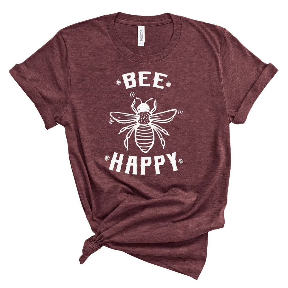 Bee Happy Graphic Tee